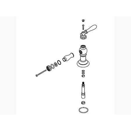 Kohler Lever Handle Assembly Kit, Bridge 1277735-VS